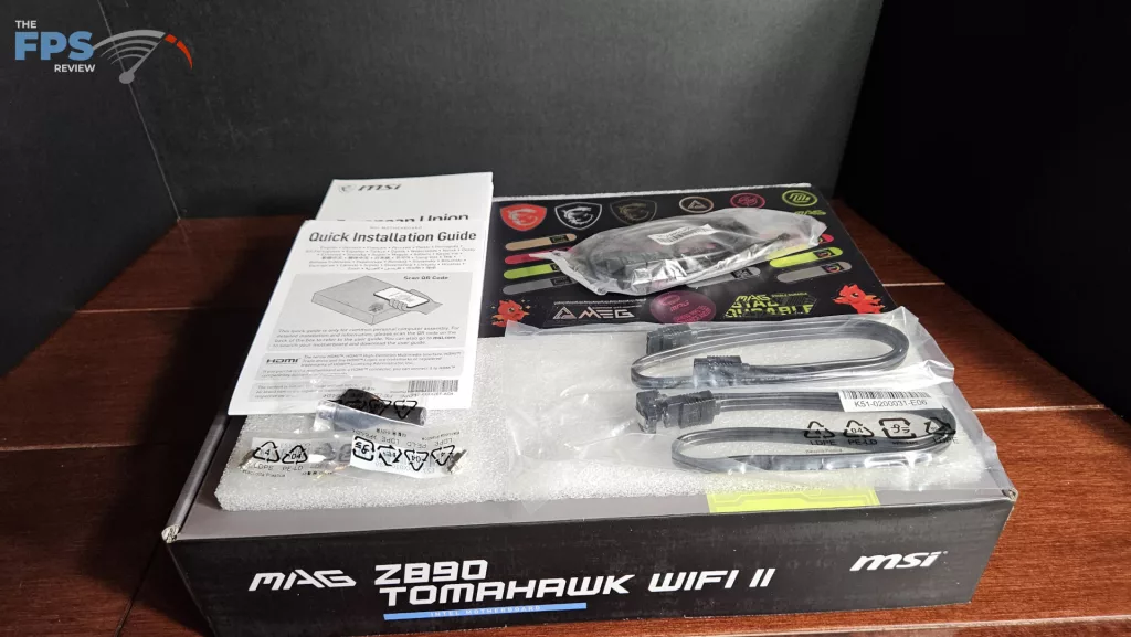 MSI MAG Z890 TOMAHAWK WiFi II motherboard: accessories