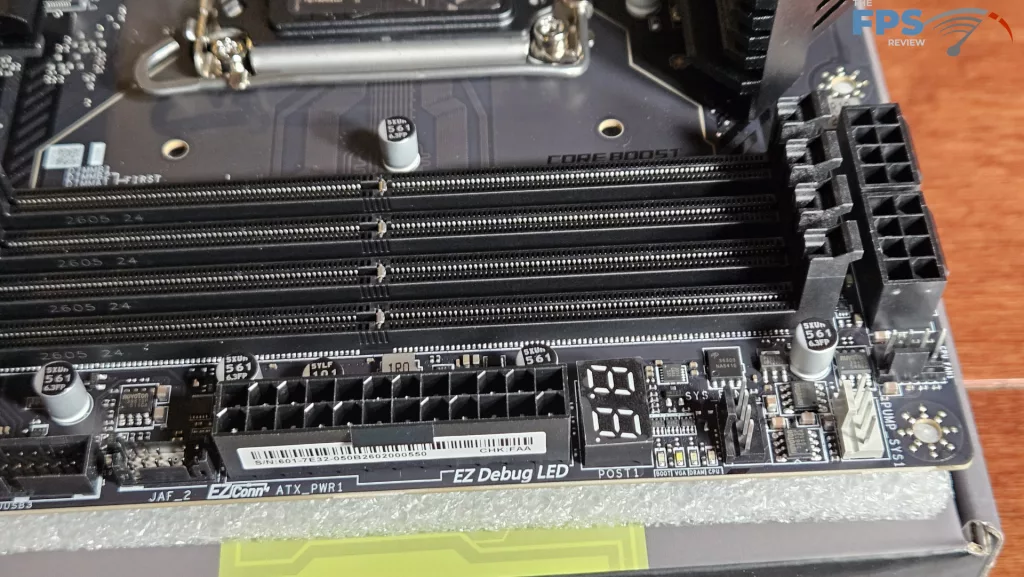 MSI MAG Z890 TOMAHAWK WiFi II motherboard: DeBug LEDs