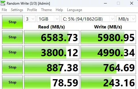 MSI Z890 GAMING PLUS WiFi6E motherboard: performance, CrystalDisk