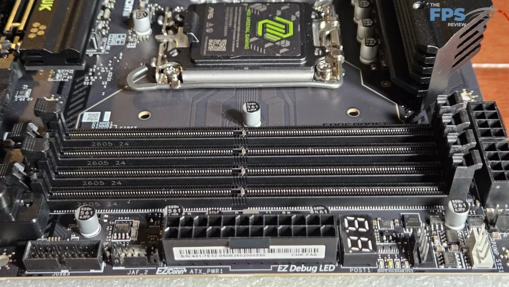 MSI MAG Z890 TOMAHAWK WiFi II motherboard: RAM slots