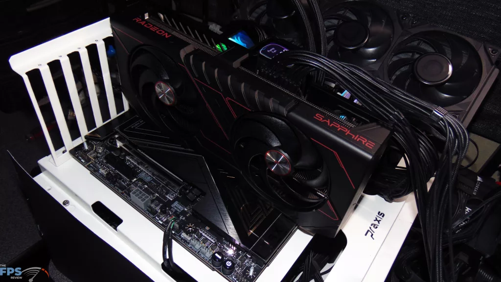 SAPPHIRE PULSE Radeon RX 9070 GRE GAMING OC Card Installed in Computer