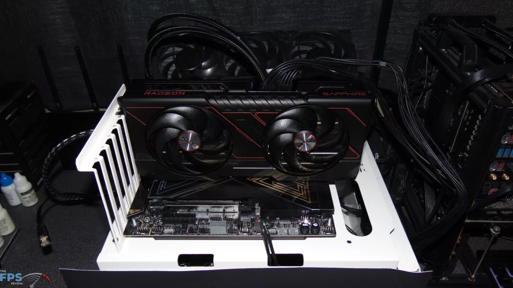SAPPHIRE PULSE Radeon RX 9070 GRE GAMING OC Card Installed in Computer