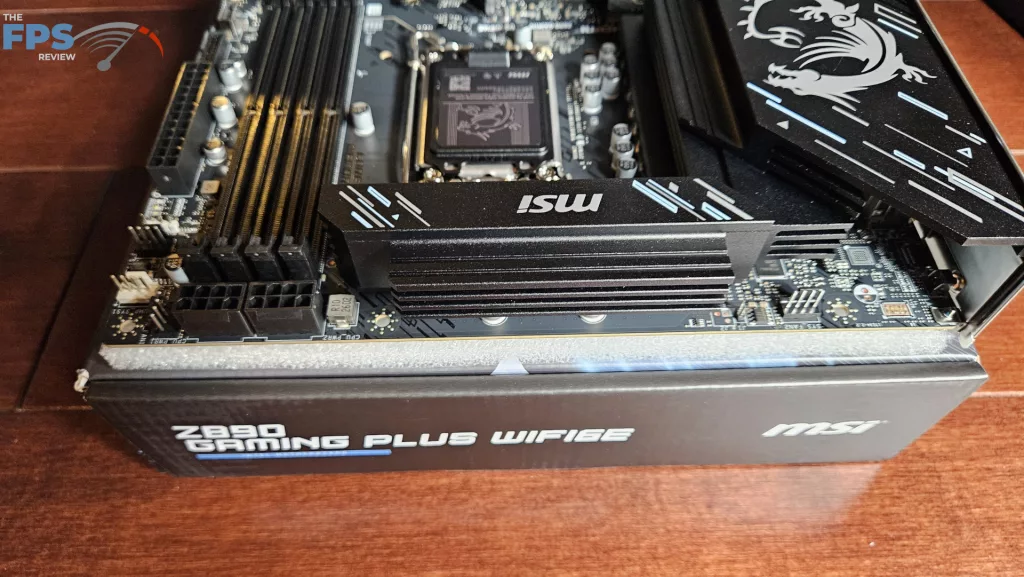 MSI Z890 GAMING PLUS WiFi6E motherboard: top row