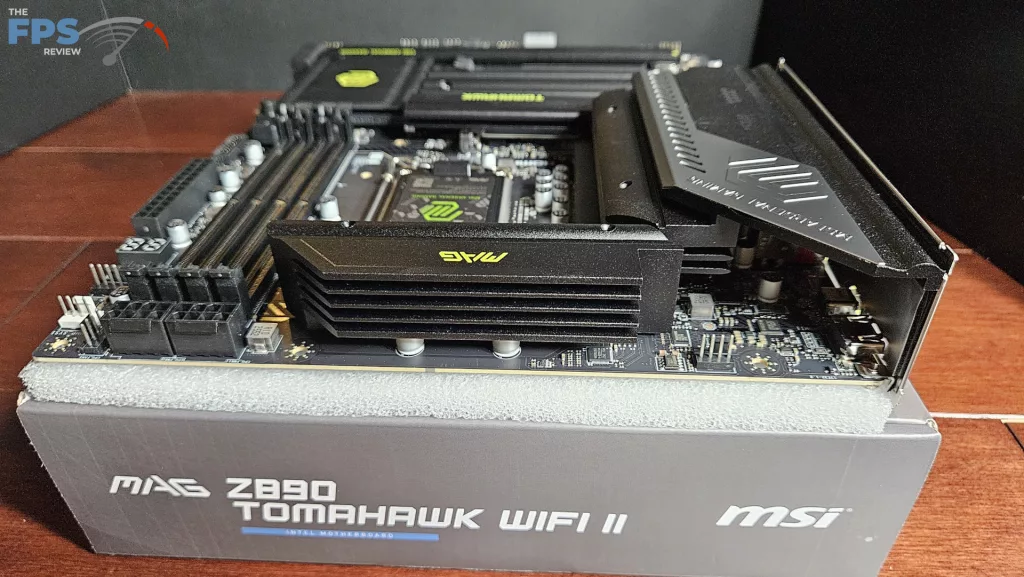 MSI MAG Z890 TOMAHAWK WiFi II motherboard: vrm sink