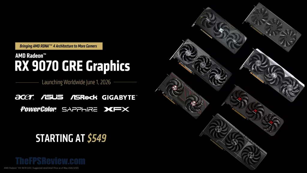 AMD Radeon RX 9070 GRE Press Deck