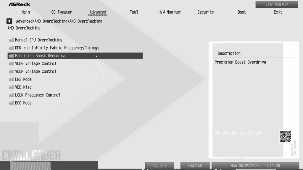 ASRock X870 CHALLENGER WiFi White: BIOS
