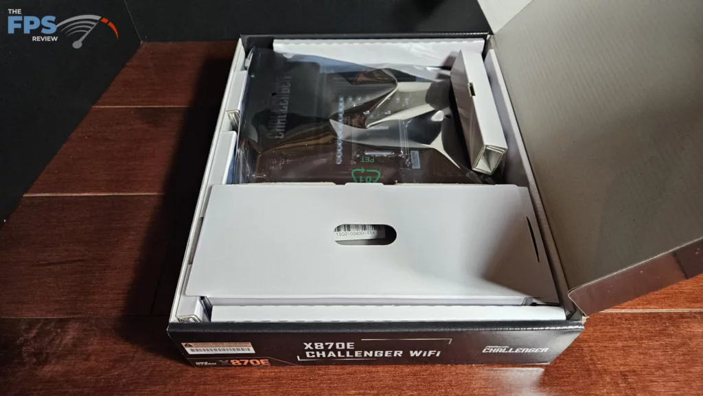 ASRock X870E CHALLENGER WiFi Motherboard: open box
