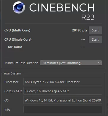 ASRock X870 CHALLENGER WiFi White: CinebenchR23
