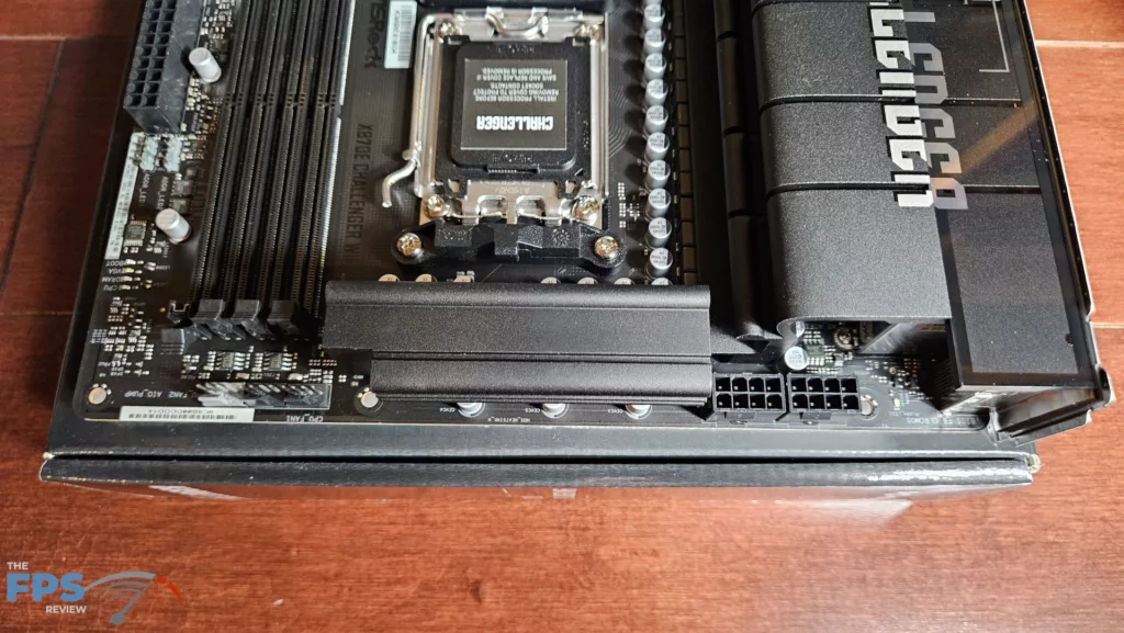 ASRock X870E CHALLENGER WiFi Motherboard: top row