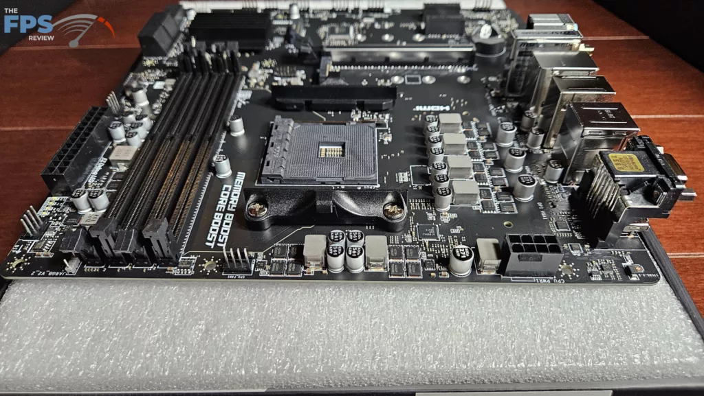 MSI PRO B550M-P WiFi6E motherboard: top row