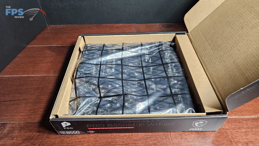 MSI PRO B550M-P WiFi6E motherboard: open box
