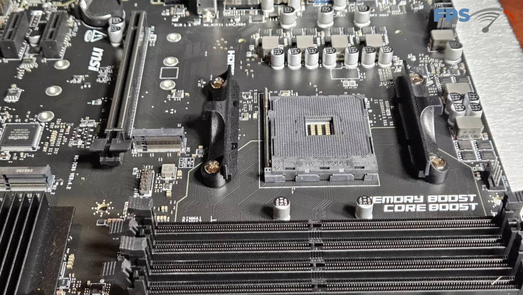 MSI PRO B550M-P WiFi6E motherboard: cpu socket