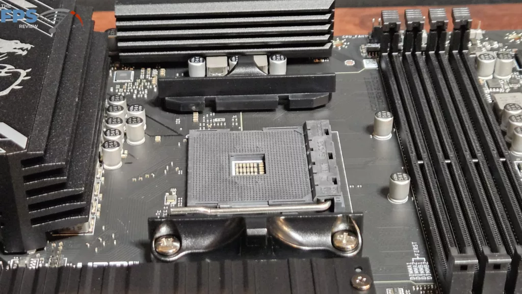 MSI B550 GAMING WiFi6E motherboard: cpu socket