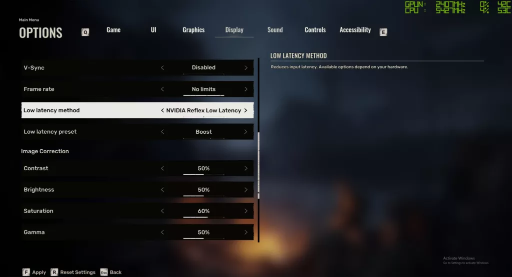 Stalker 2 Patch 2.0 Graphics Settings Screenshot
