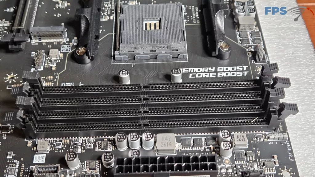 MSI PRO B550M-P WiFi6E motherboard: RAM slots