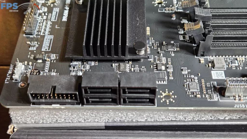 MSI PRO B550M-P WiFi6E motherboard: SATA ports