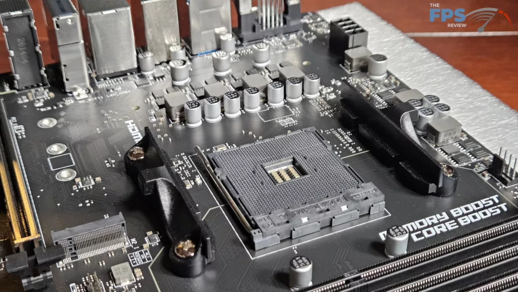 MSI PRO B550M-P WiFi6E motherboard: mosfets