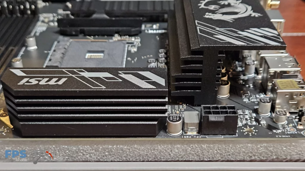 MSI B550 GAMING WiFi6E motherboard: VRM heatsink