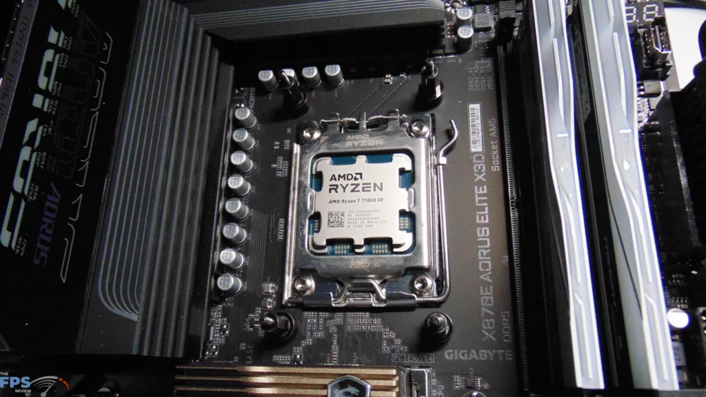 AMD Ryzen 7 7700X3D CPU Installed