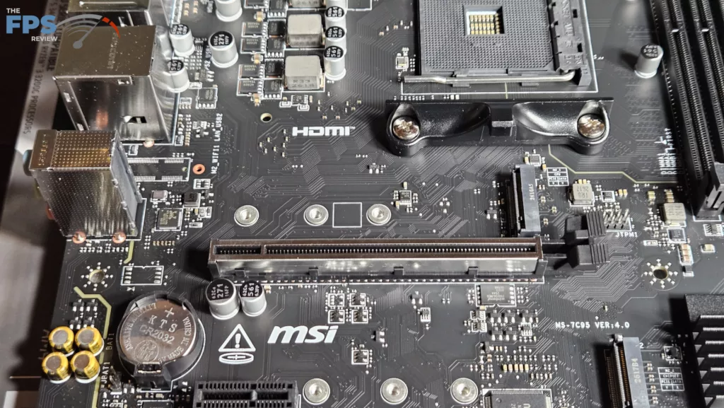 MSI PRO B550M-P motherboard: M.2 slots
