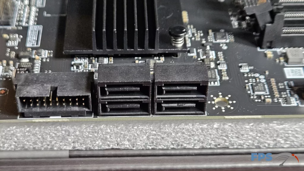 MSI PRO B550M-P motherboard: SATA ports